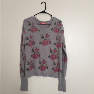 Floral sweater